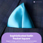 Pocket Square Handkerchief - Aqua