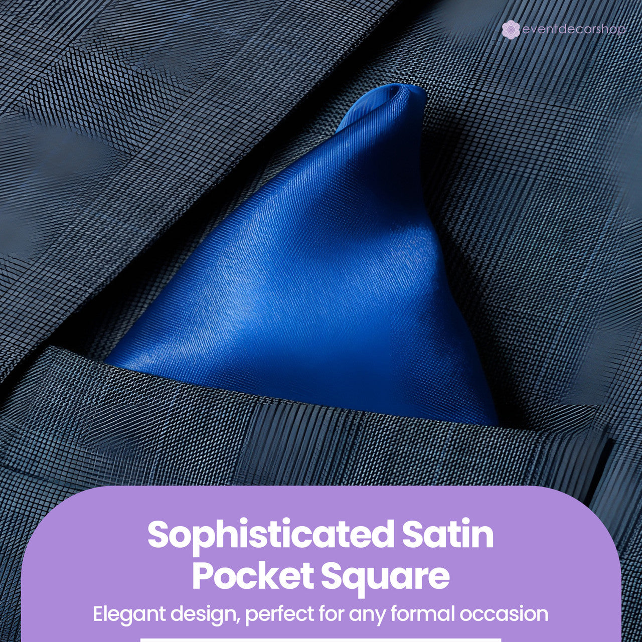 Pocket Square Handkerchief - Royal Blue