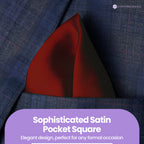 Pocket Square Handkerchief - Burgundy