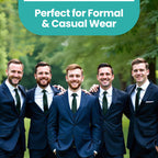 Dark Green Tie and Handkerchief