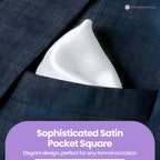 Pocket Square Handkerchief - White
