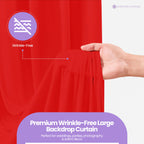 160gsm Spandex Backdrop - Red