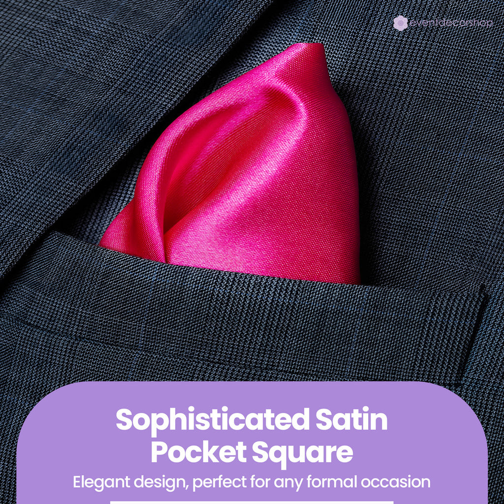 Pocket Square Handkerchief - Hot Pink
