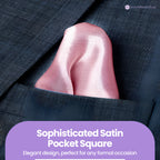 Pocket Square Handkerchief - Rose Pink