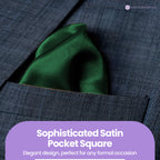 Pocket Square Handkerchief - Dark Green