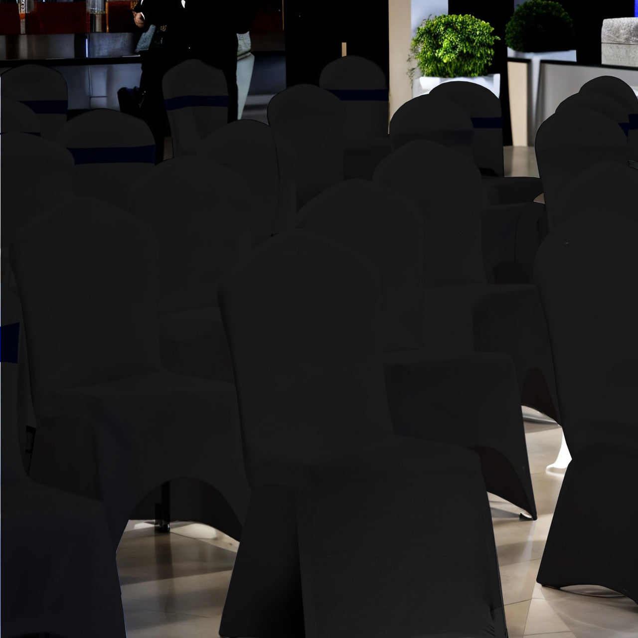 140GSM Spandex Chair Cover - Black