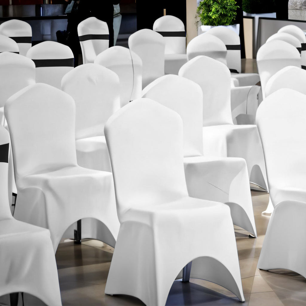 Premium Spandex Chair Cover - White