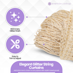 String Curtain Panel - Ivory
