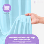 160gsm Spandex Backdrop - Baby Blue