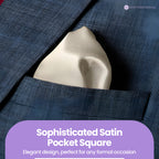 Pocket Square Handkerchief - Ivory