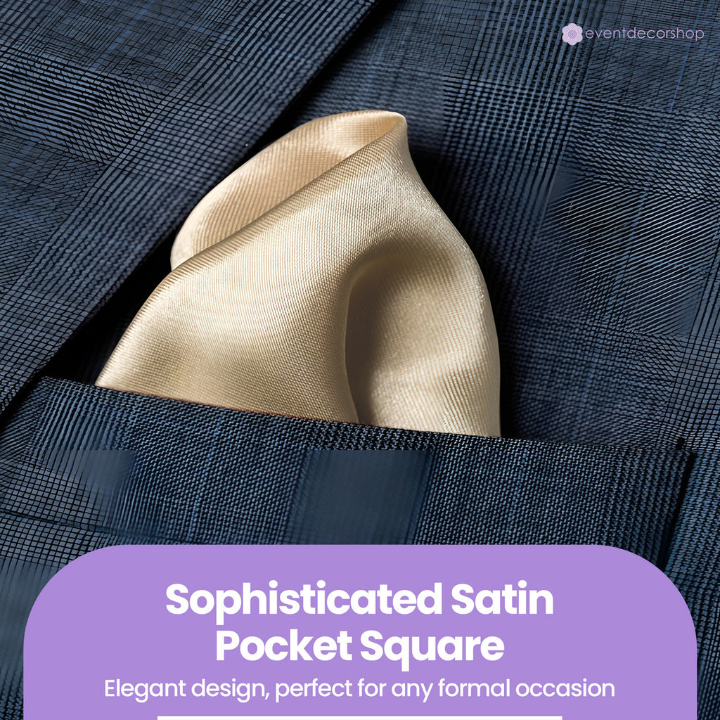 Pocket Square Handkerchief - Beige