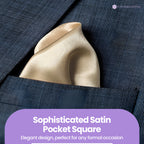 Pocket Square Handkerchief - Beige