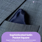 Pocket Square Handkerchief - Navy