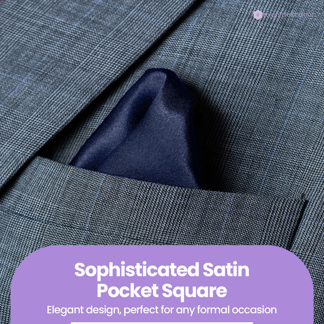 Pocket Square Handkerchief - Navy