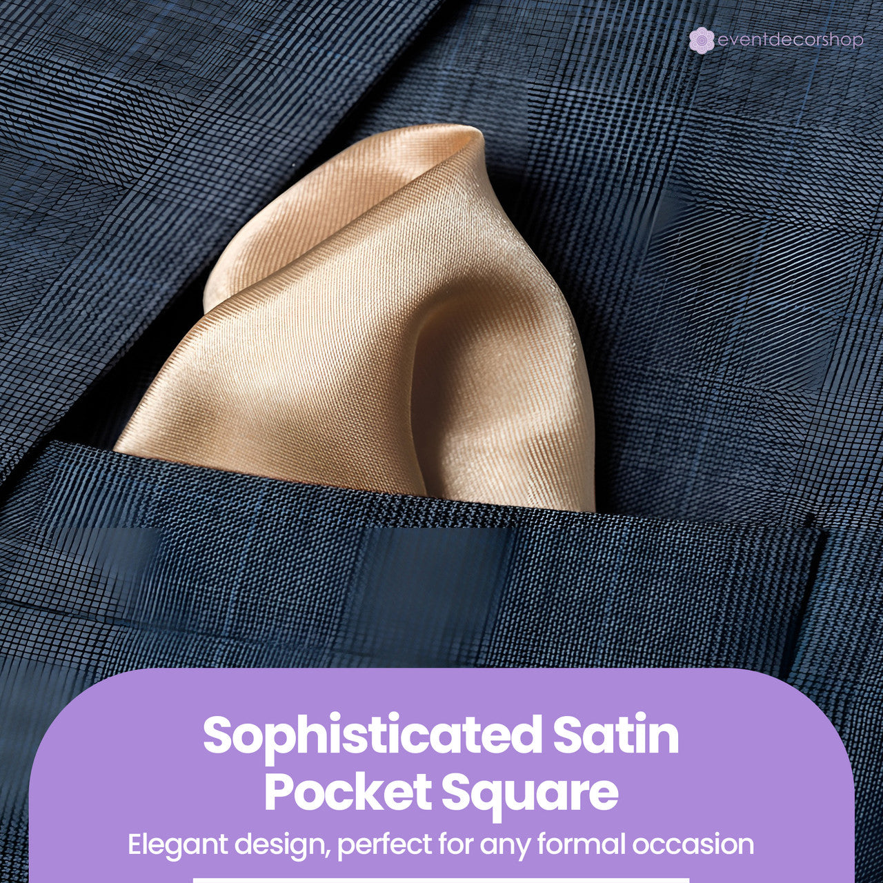 Pocket Square Handkerchief - Champagne