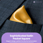 Pocket Square Handkerchief - Gold