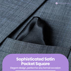 Pocket Square Handkerchief - Black