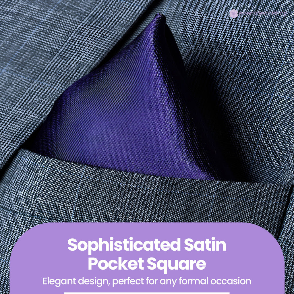 Pocket Square Handkerchief - Dark Purple