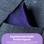 Pocket Square Handkerchief - Dark Purple