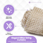 String Curtain Panel - Beige