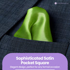 Pocket Square Handkerchief - Lime Green