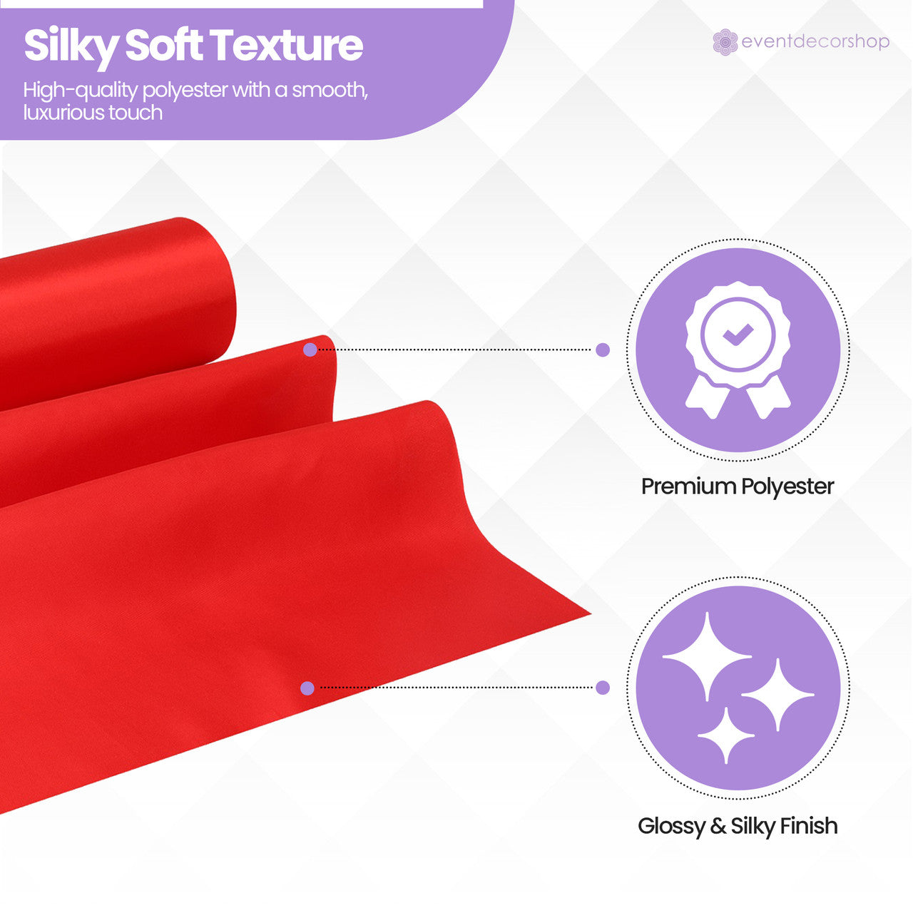 Satin Roll - Red