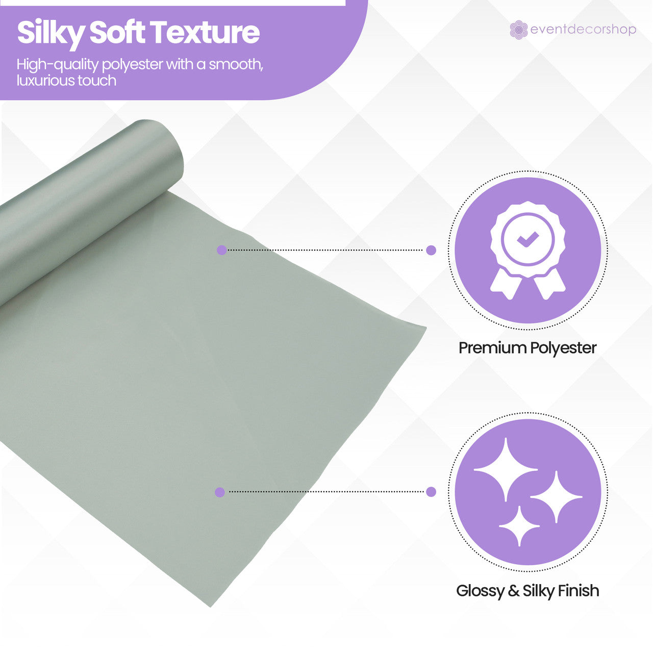 Satin Roll - Silver