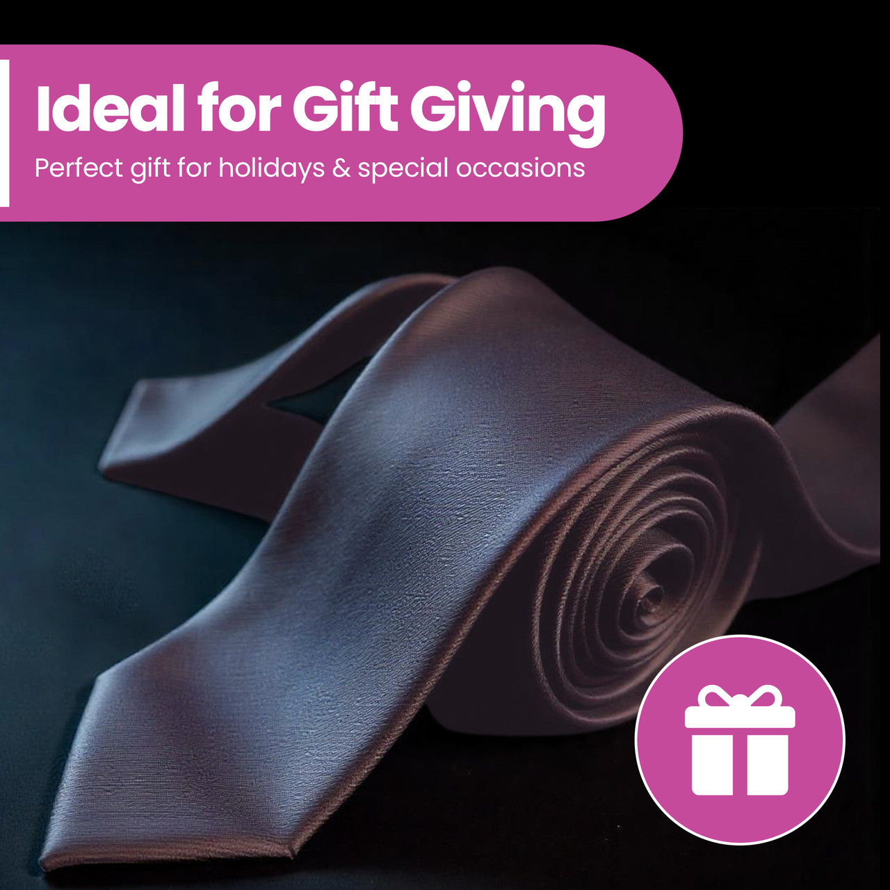 Dark Grey Neck Tie
