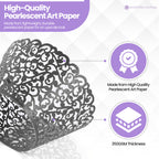 25x Laser Cut Cupcake Wrappers - Black