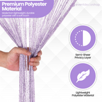 String Curtain Panel - Lilac