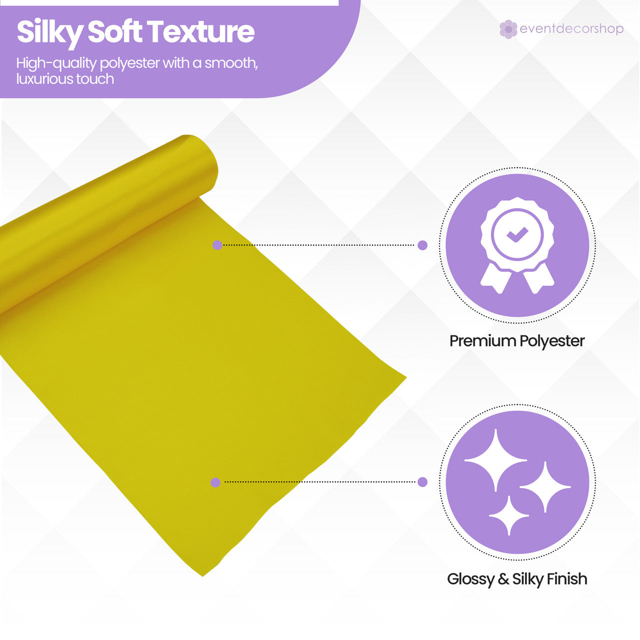 Satin Roll - Yellow
