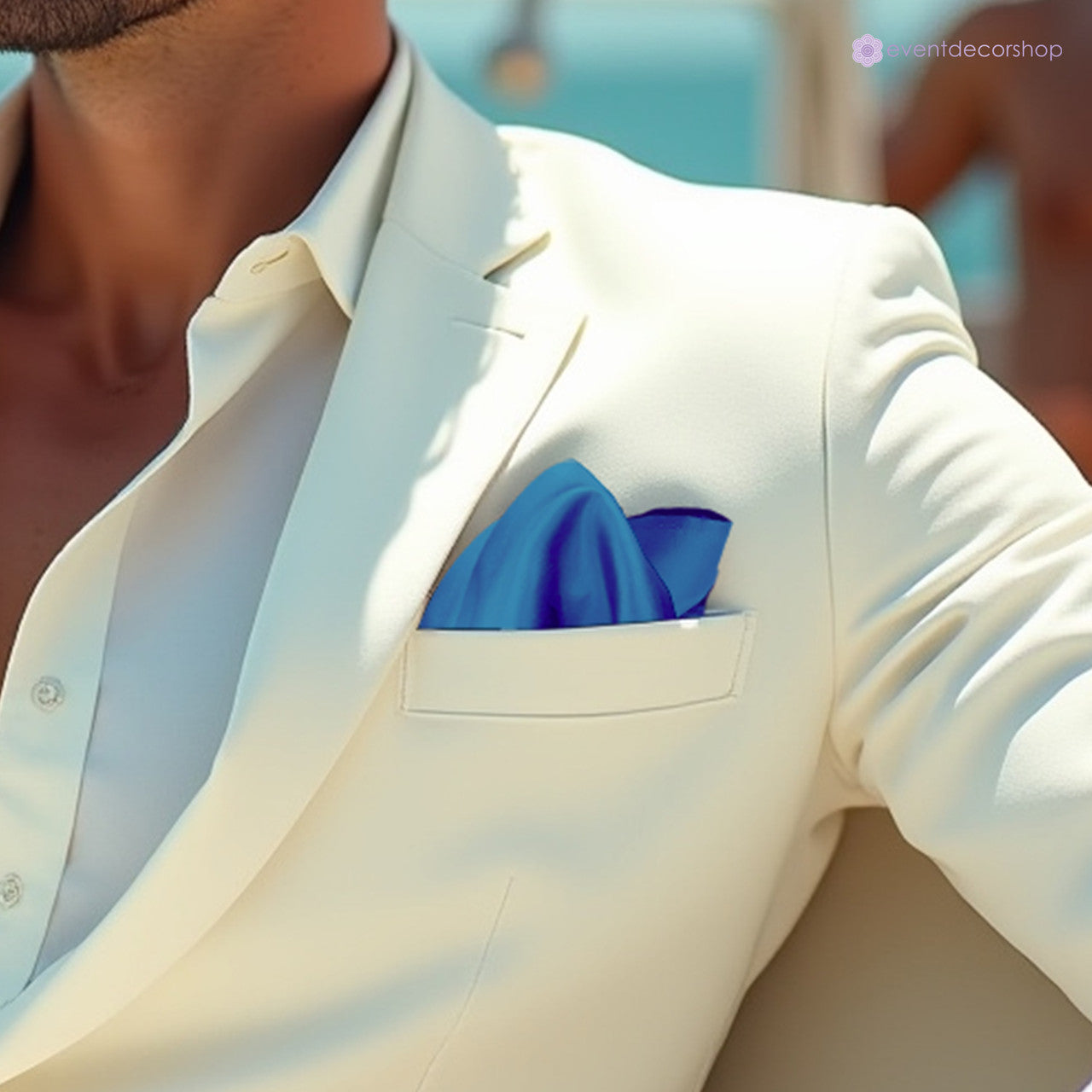 Pocket Square Handkerchief - Royal Blue