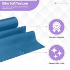 Satin Roll - Aqua Blue