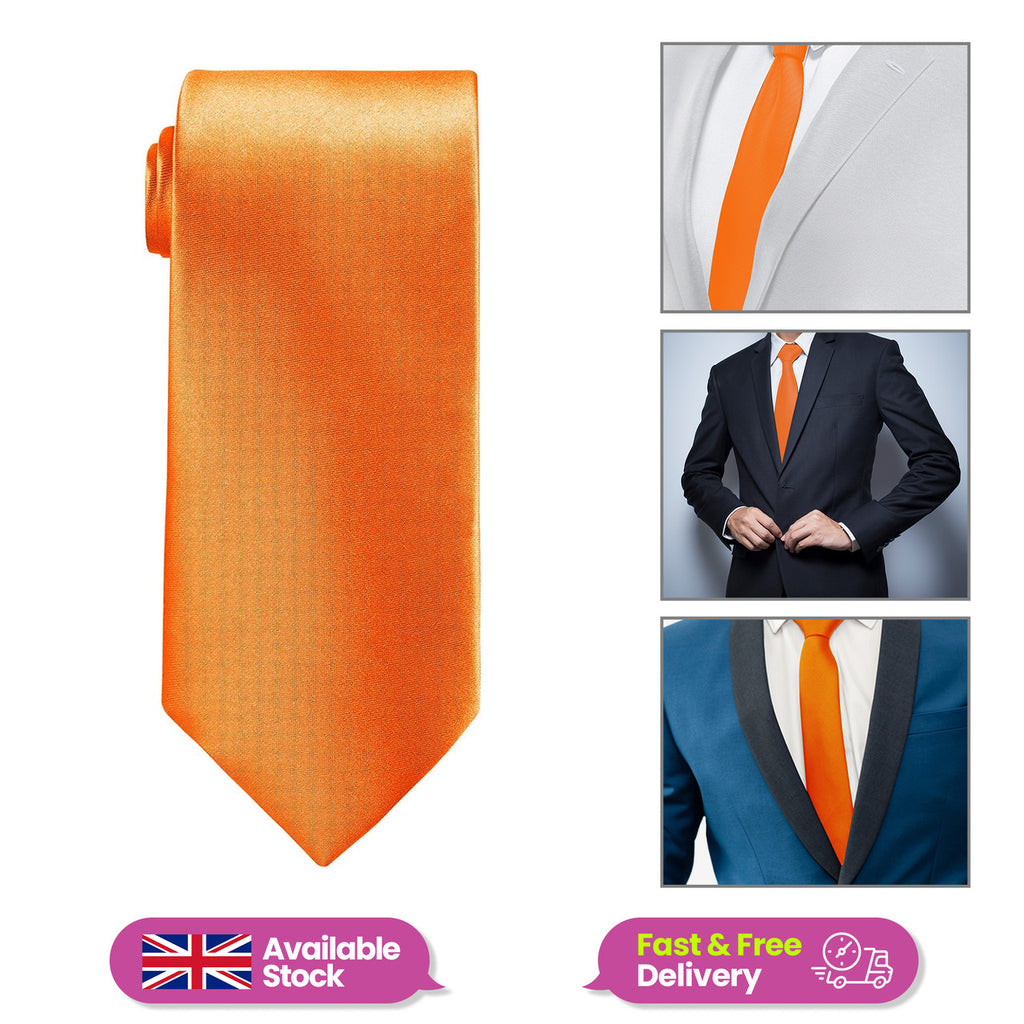 Orange Neck Tie