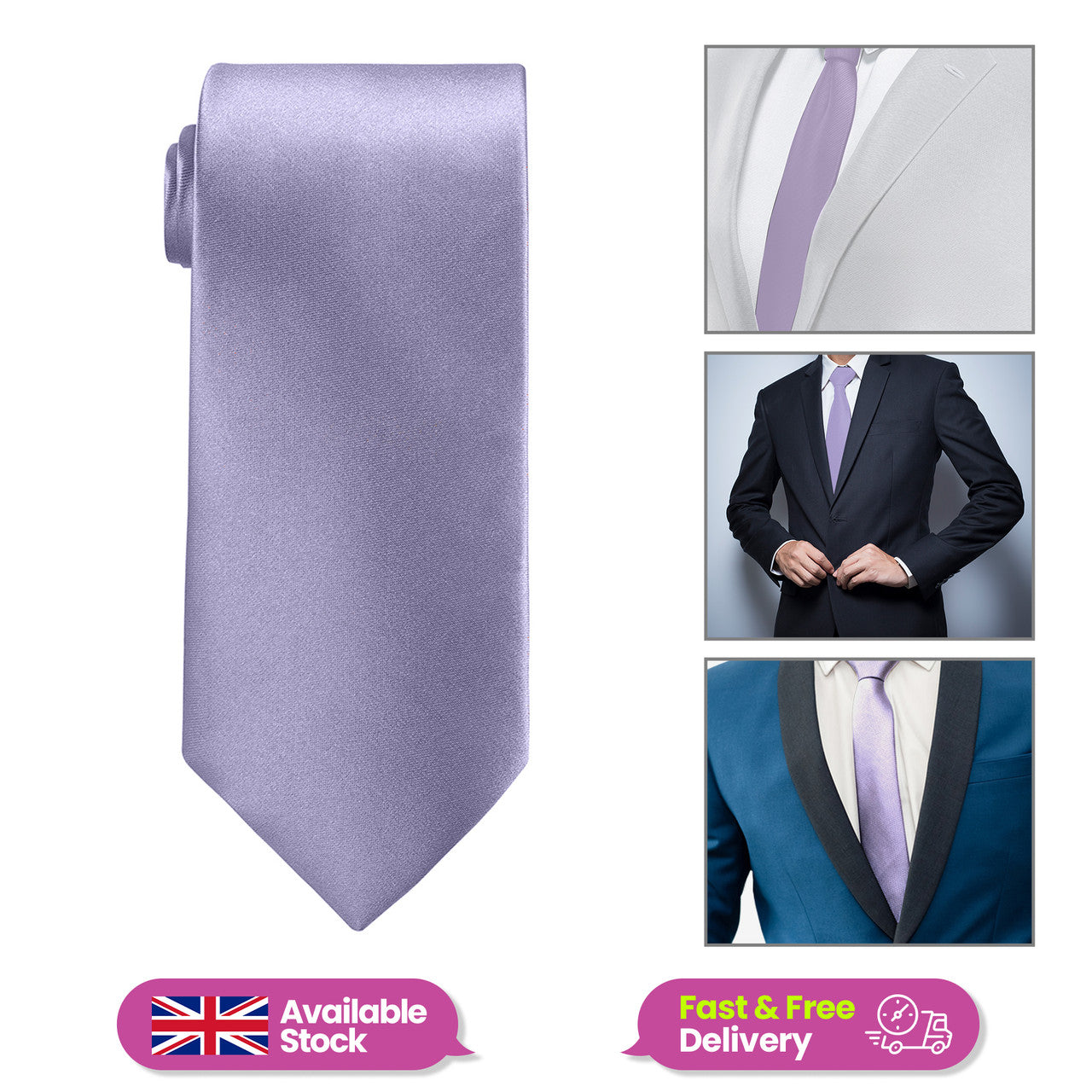 Lilac Purple Neck Tie