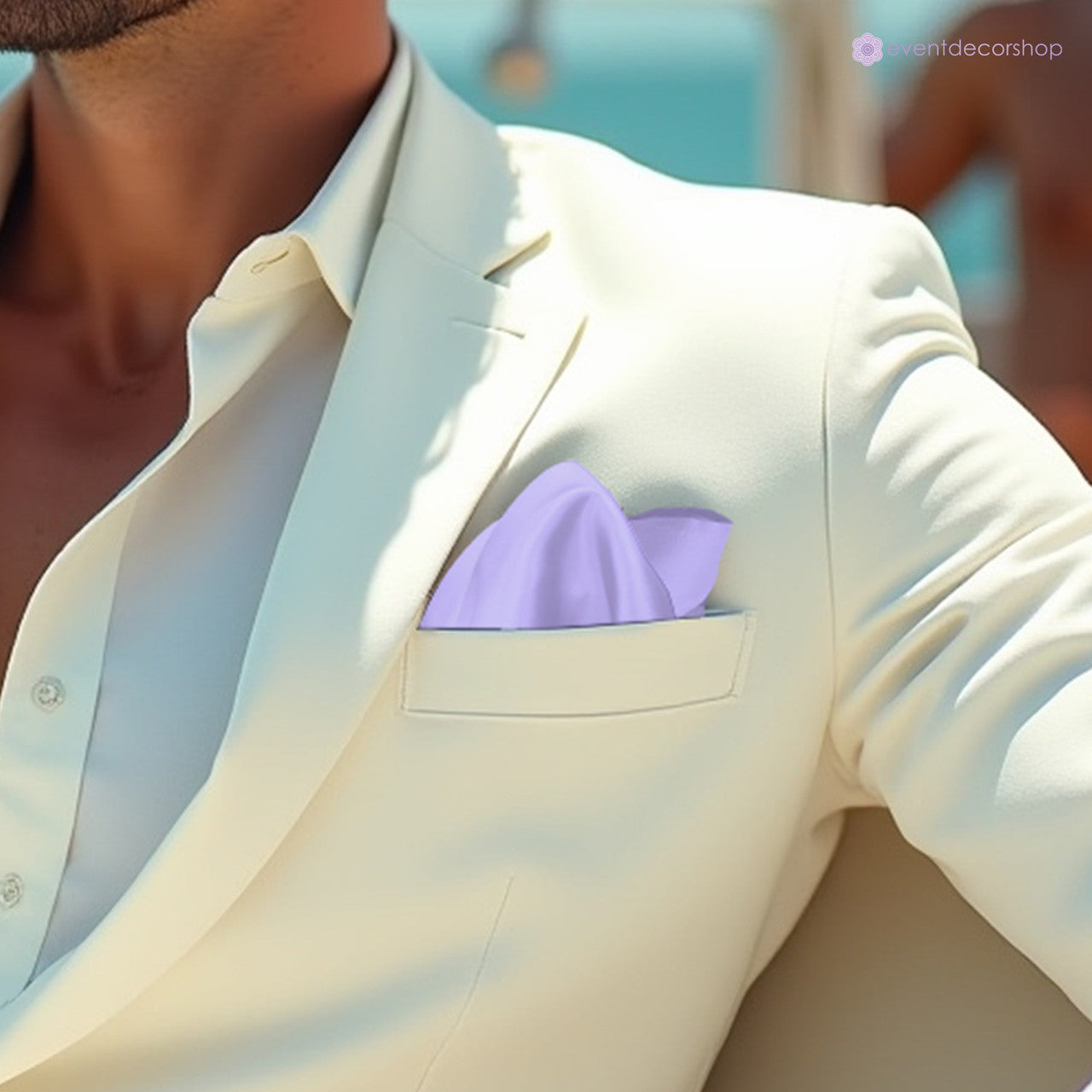 Pocket Square Handkerchief - Light Purple