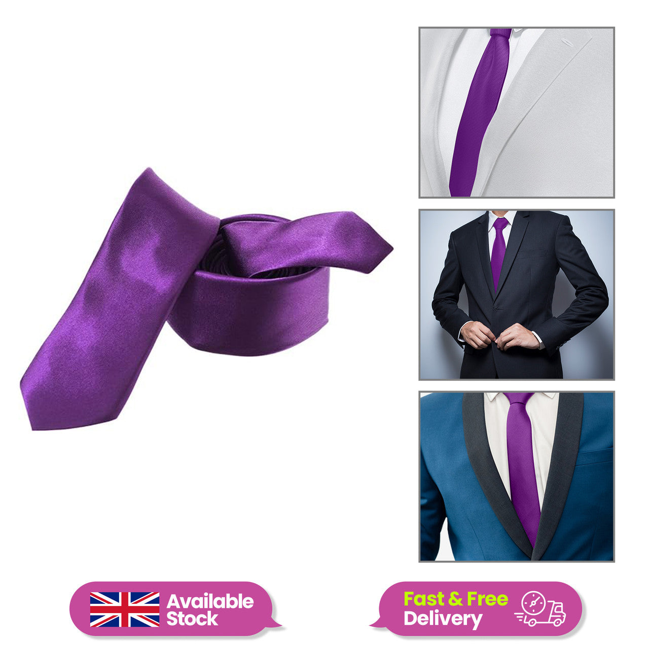 Purple Neck Tie