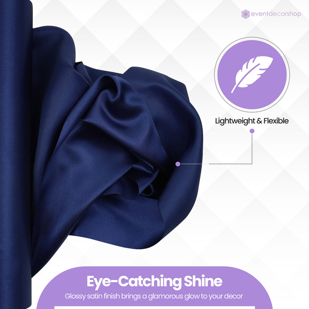 Satin Roll - Navy