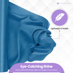 Satin Roll - Aqua Blue