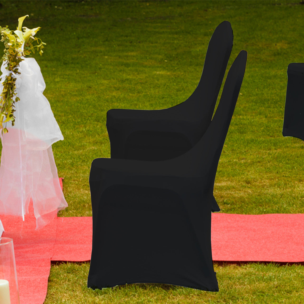 140GSM Spandex Chair Cover - Black