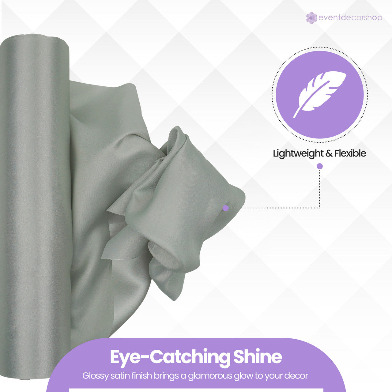Satin Roll - Silver