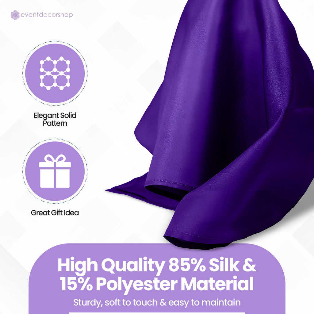 Pocket Square Handkerchief - Dark Purple