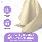 Pocket Square Handkerchief - Beige