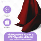 Pocket Square Handkerchief - Burgundy