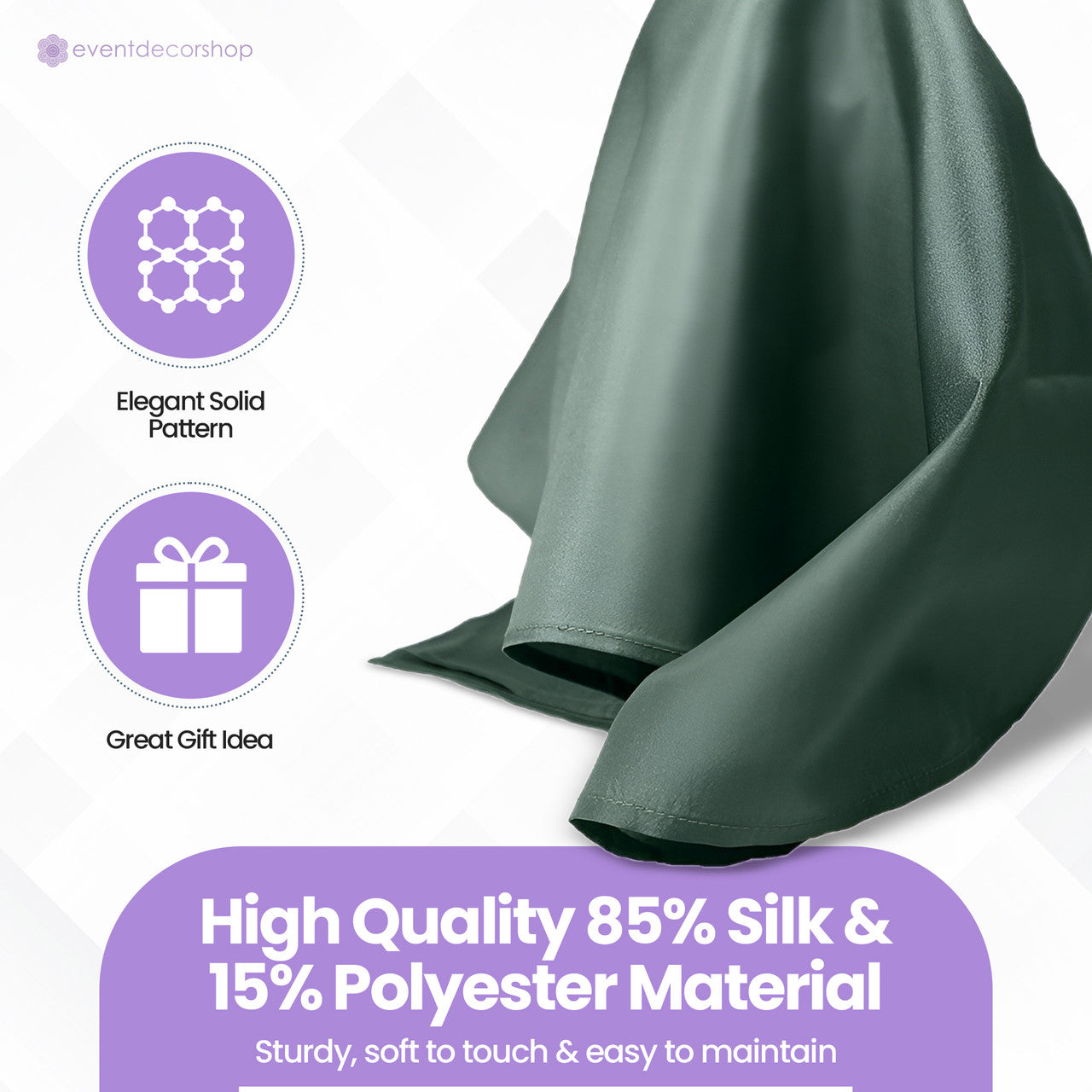 Pocket Square Handkerchief - Forest Green