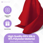 Pocket Square Handkerchief - Dark Red