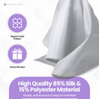 Pocket Square Handkerchief - Silver