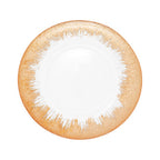 Round Charger Plate - Clear with Copper Textured Trim x 6