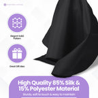 Pocket Square Handkerchief - Black