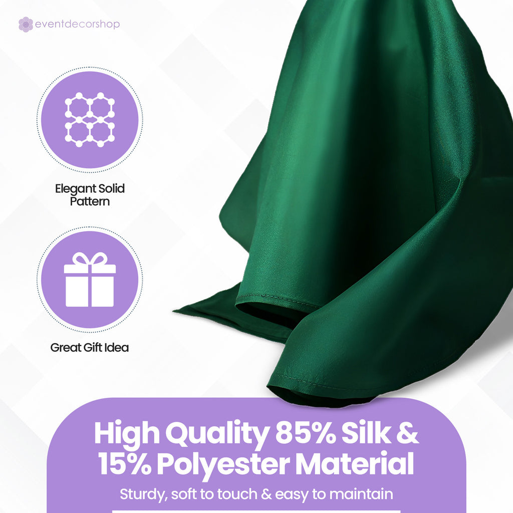 Pocket Square Handkerchief - Dark Green